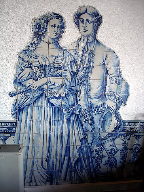 Azulejos no Castelo de São Jorge