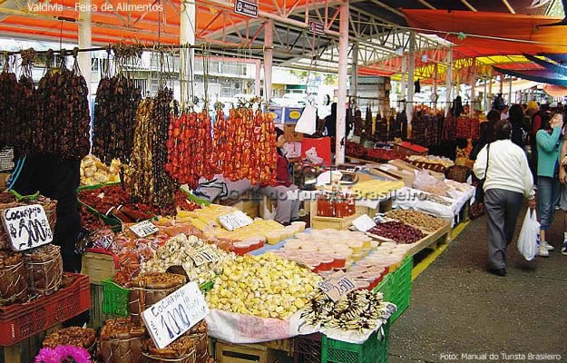 Frutos do mar, mercado de Valdívia