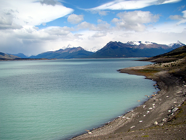 Lago Argentino perto de El Calafate
