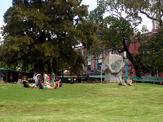 Plaza Francia, bairro de la Recoleta, Buenos Aires
