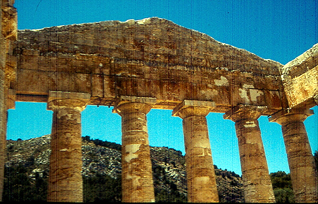 Templo da época grega, próximo a Agrigento