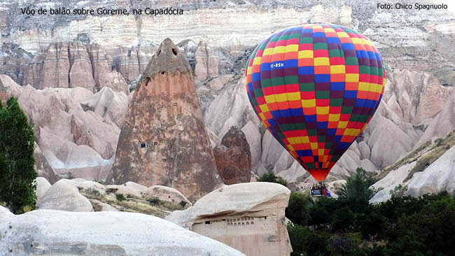 Balonismo em Goreme, Turquia