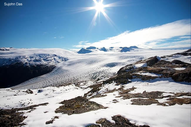 Campo de gelo Harding, Kenai Fjord National Park, Alaska