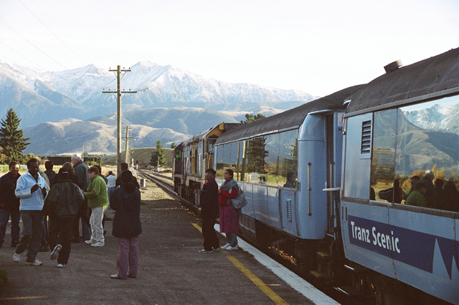 Nova Zelândia, trem