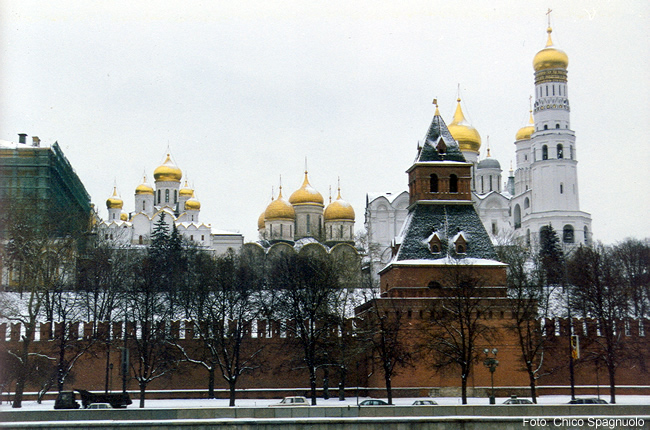 Às margens do Volga, Moscou, foto Chico Spagnuolo