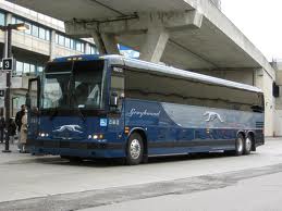 Ônibus da Greyhound, no Canadá