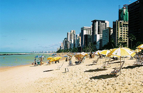 Recife, praia da Boa Viagem - Foto Nicholas Bittencourt CCBY SA