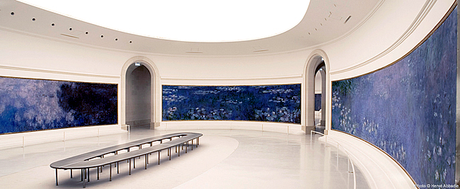 Sala das Nymphéas, no Musée de Orangerie