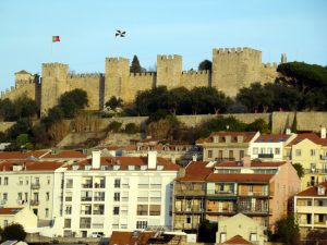 Castelo medieval de São Jorge, em Lisboa