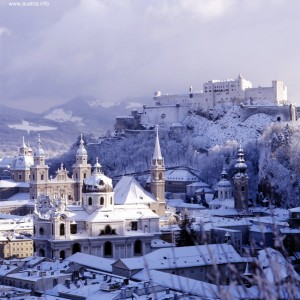 Inverno em Salzburgo, Áustria