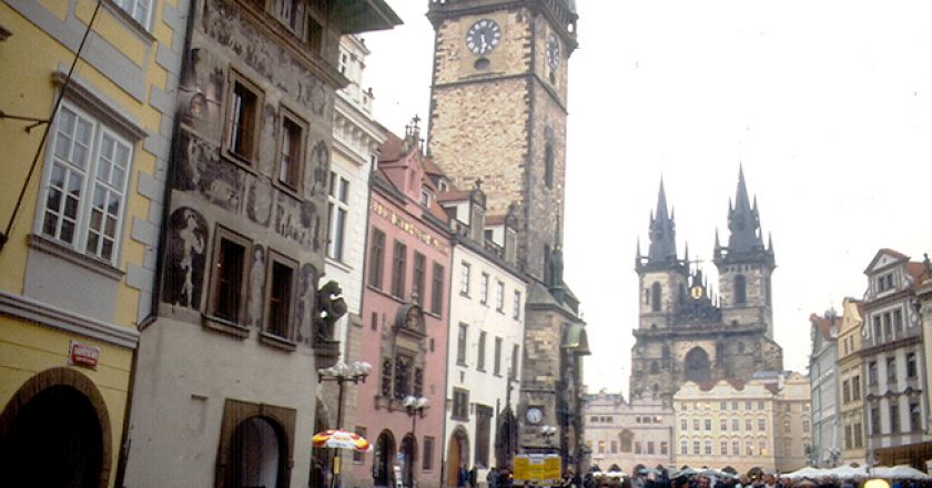 Praça em Praga