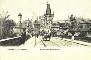 Praga, foto antiga da Cidade Nova