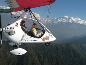 Power-paraglider, Pokhara, Nepal