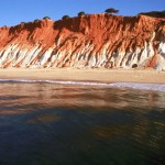 Falésia no Algarve