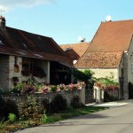 Aldeia na Borgonha, França