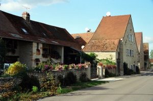 Aldeia na Borgonha, França