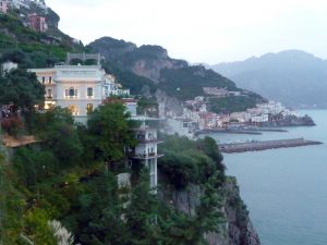 Amalfi, hotel na encosta