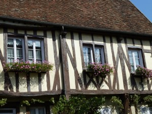 Arquitetura tradicional em Provins, França