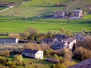 Zona rural na Umbria
