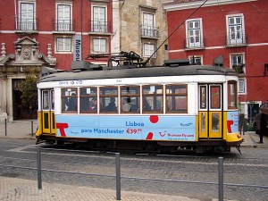Bonde em Lisboa em Alfama