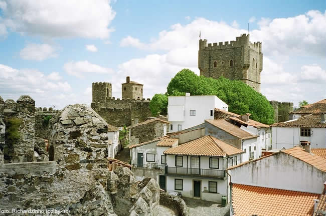 Castelo em Bragança, Portugal