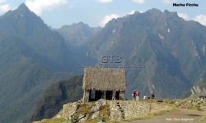 Casa incas em Machu Picchu, Peru