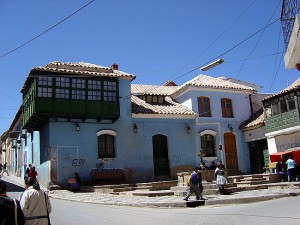 Construção colonial em Potosí, Bolívia