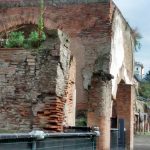 Ruínas de uma casa romana em Herculano