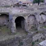 Ruínas do período romano, em Herculano, Itália