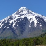 Estrada de Pucón para a fronteira argentina