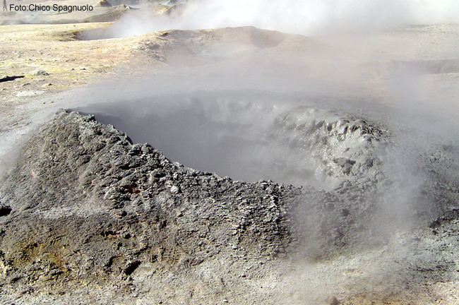 Geiser no Salar de Uyuni