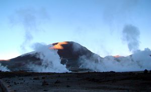 Gêiser no Atacama, Chile