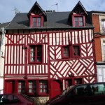 Honfleur, casas - Foto Manual do Turista