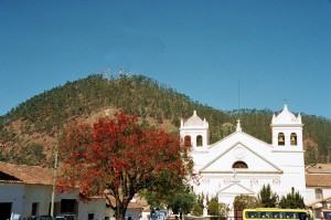 Igeja em Sucre, na Bolívia