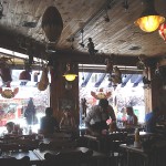 Interior de café em Bariloche