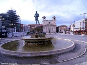 Fonte no cemtro histórico de l'Aquilla