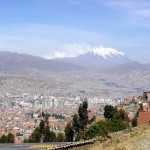 La Paz, Bolívia, vista panorâmica da cidade