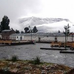 Neve em Vale del Colca, Peru