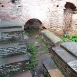 Ruínas romanas em Ostia Antica, Itália