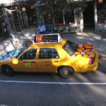 Táxis típicos de Nova York, foto Barão