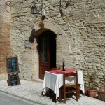 Rua de Monterggioni, Toscana, Itália