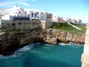 Polignano a Mare, Itália, costa do Adriático