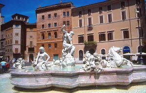 Piazza Navona, em Roma