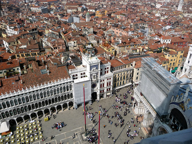 Piazza San Marco vista do alto, Veneza