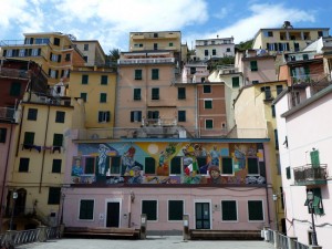 Pintura mural, Cinque Terre, Itália