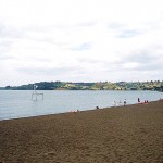 Praia lacustre em Puerto Varas, Chile