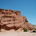 Formações rochosas na Quebrada de Cafayate, no Noroeste da Argentina