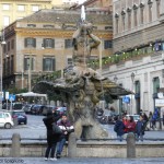 Praça em Roma, Itália