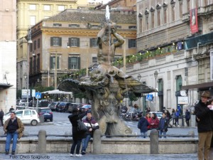 Praça em Roma, Itália