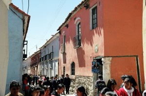 Rua em Potosí, Bolívia